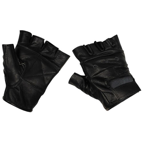 Lederhandschuhe ohne finger - ohne,