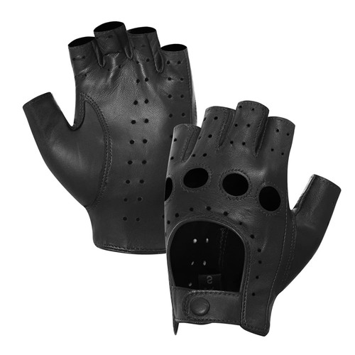 Fingerlose lederhandschuhe - fingerlose,
