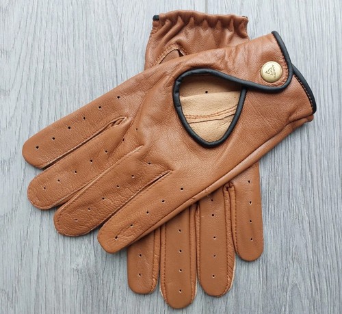 Leder fahrhandschuhe herren - fahrhandschuhe,