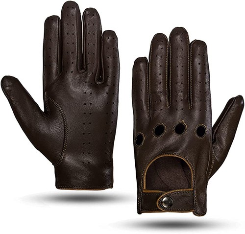Herren leder autohandschuhe - leder,
