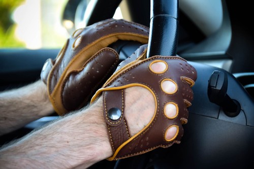 Herren autohandschuhe cognac - autohandschuhe,
