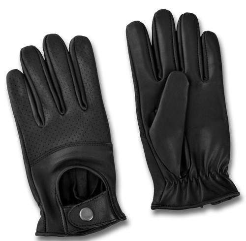 Leder herren fahrhandschuhe - leder,